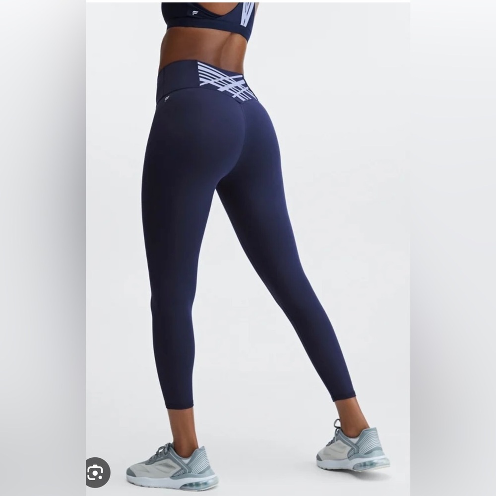 Fabletics Navy High-Waisted Leggings